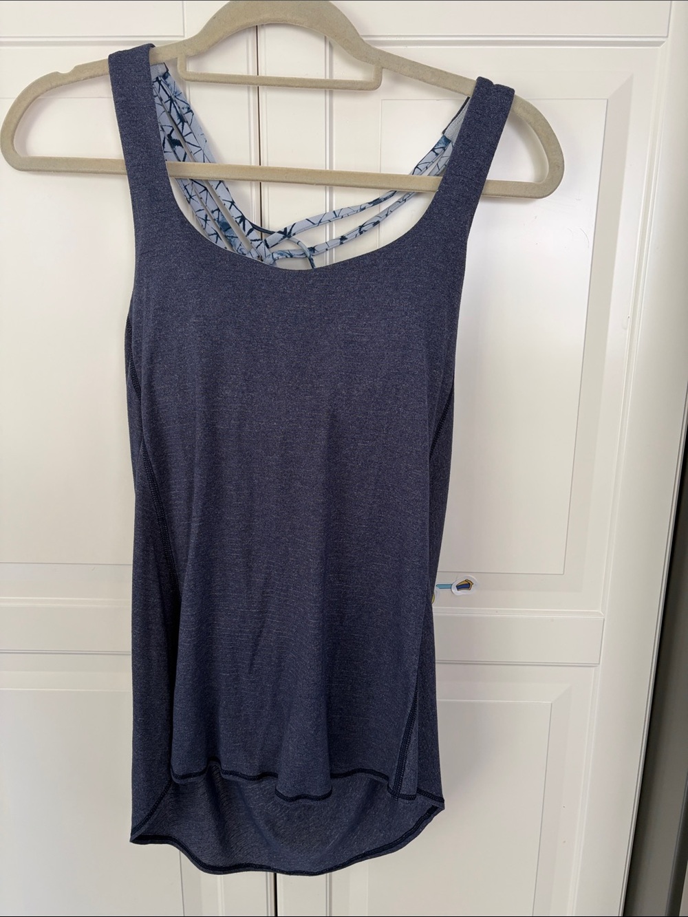 lululemon athletica Navy Blue Crossback Tank